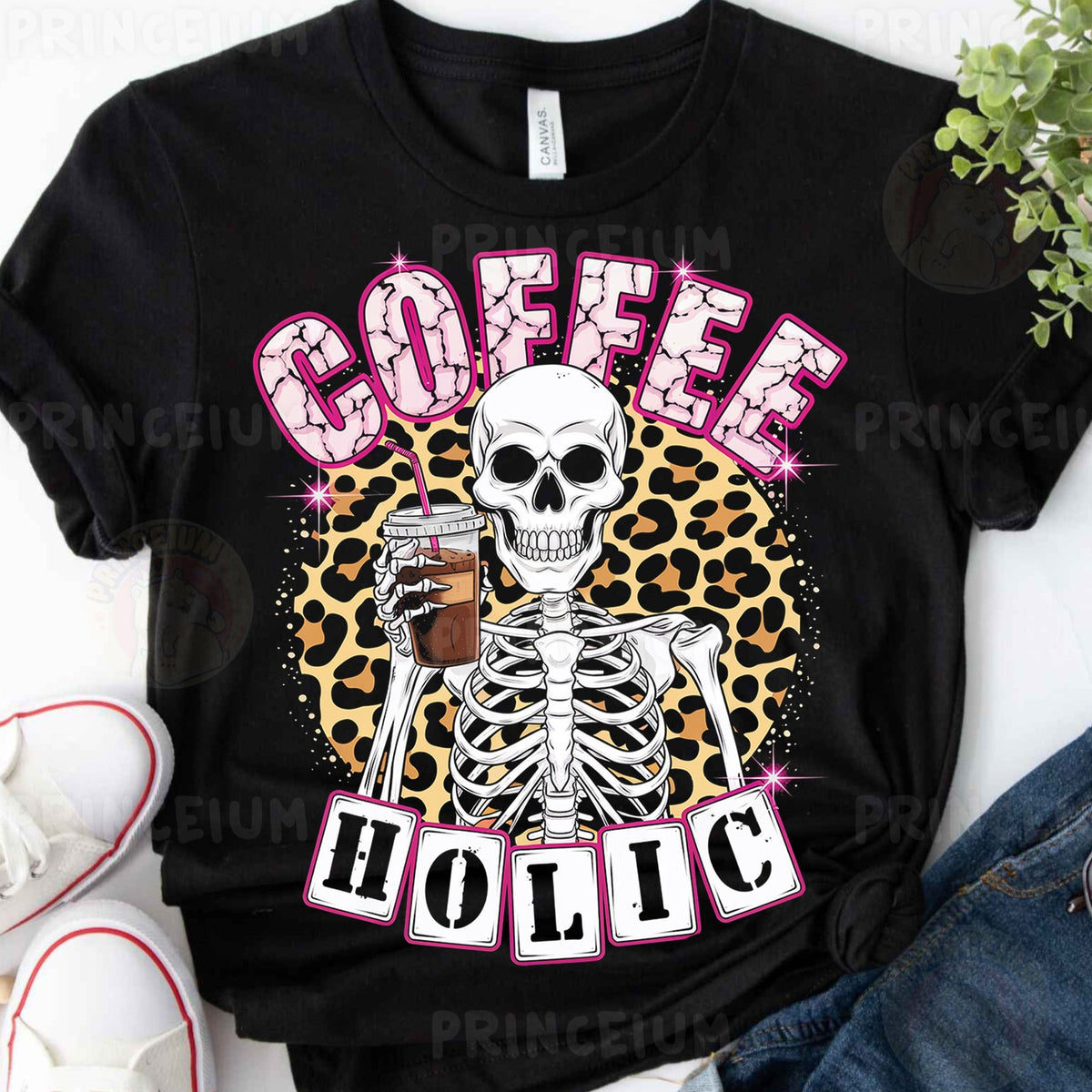 Coffee Holic Skeleton