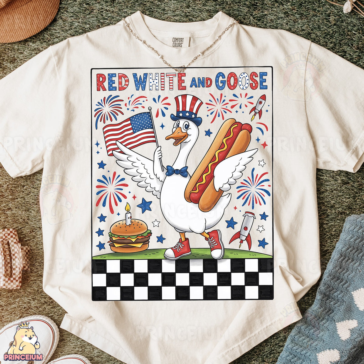 Red White and Goose