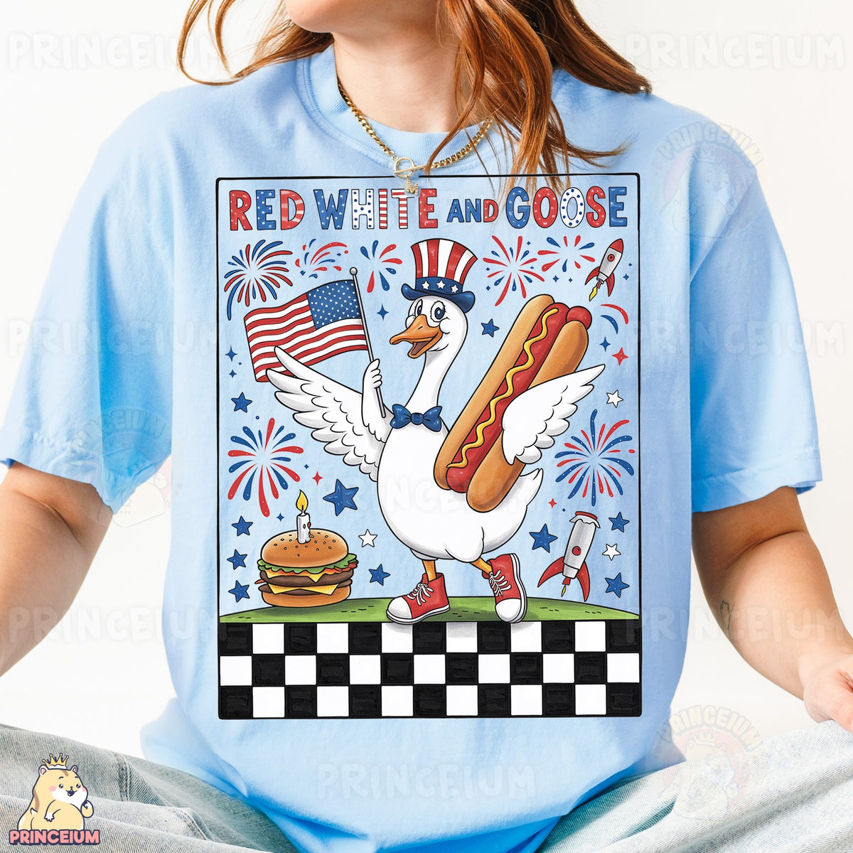 Red White and Goose