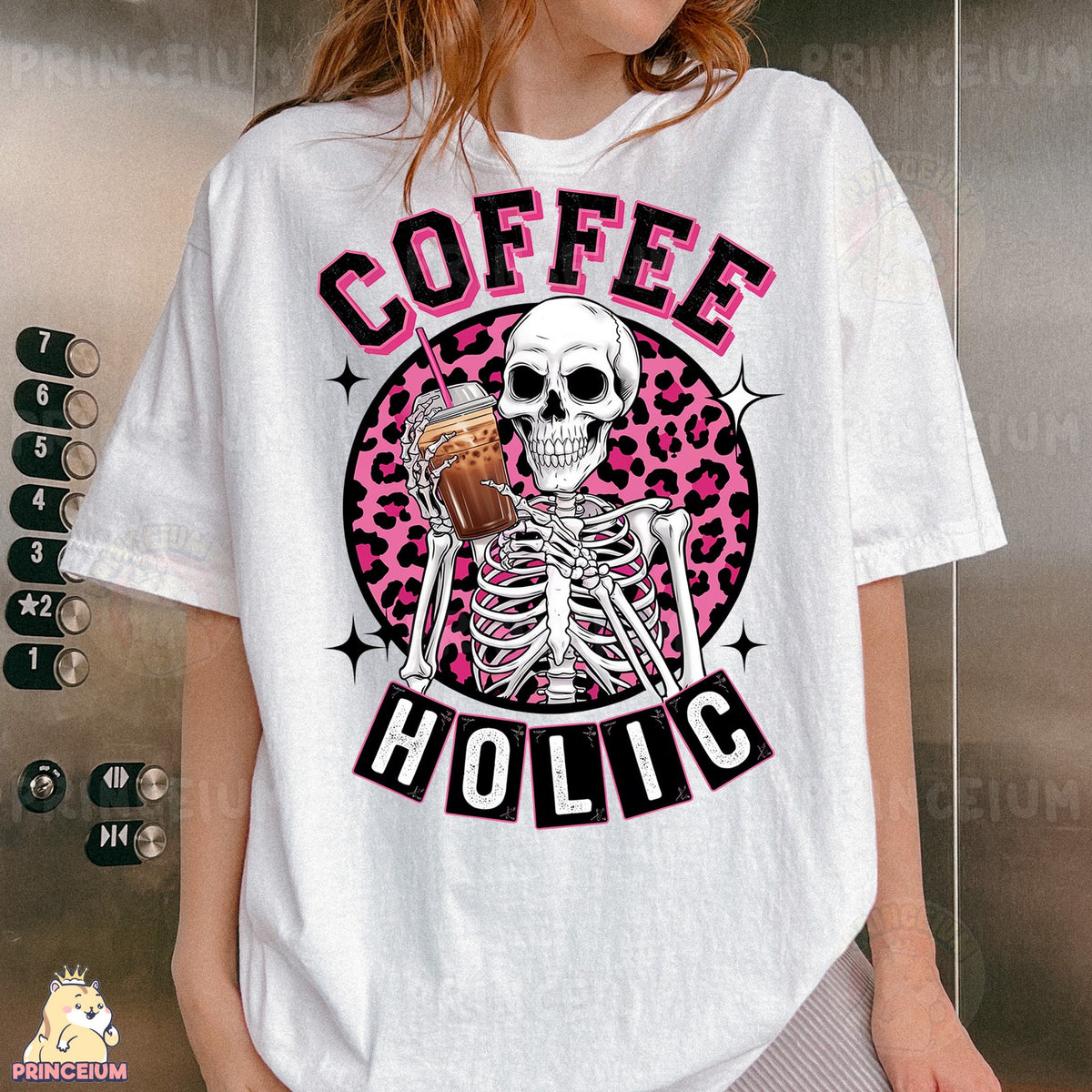 Coffee Holic Skeleton