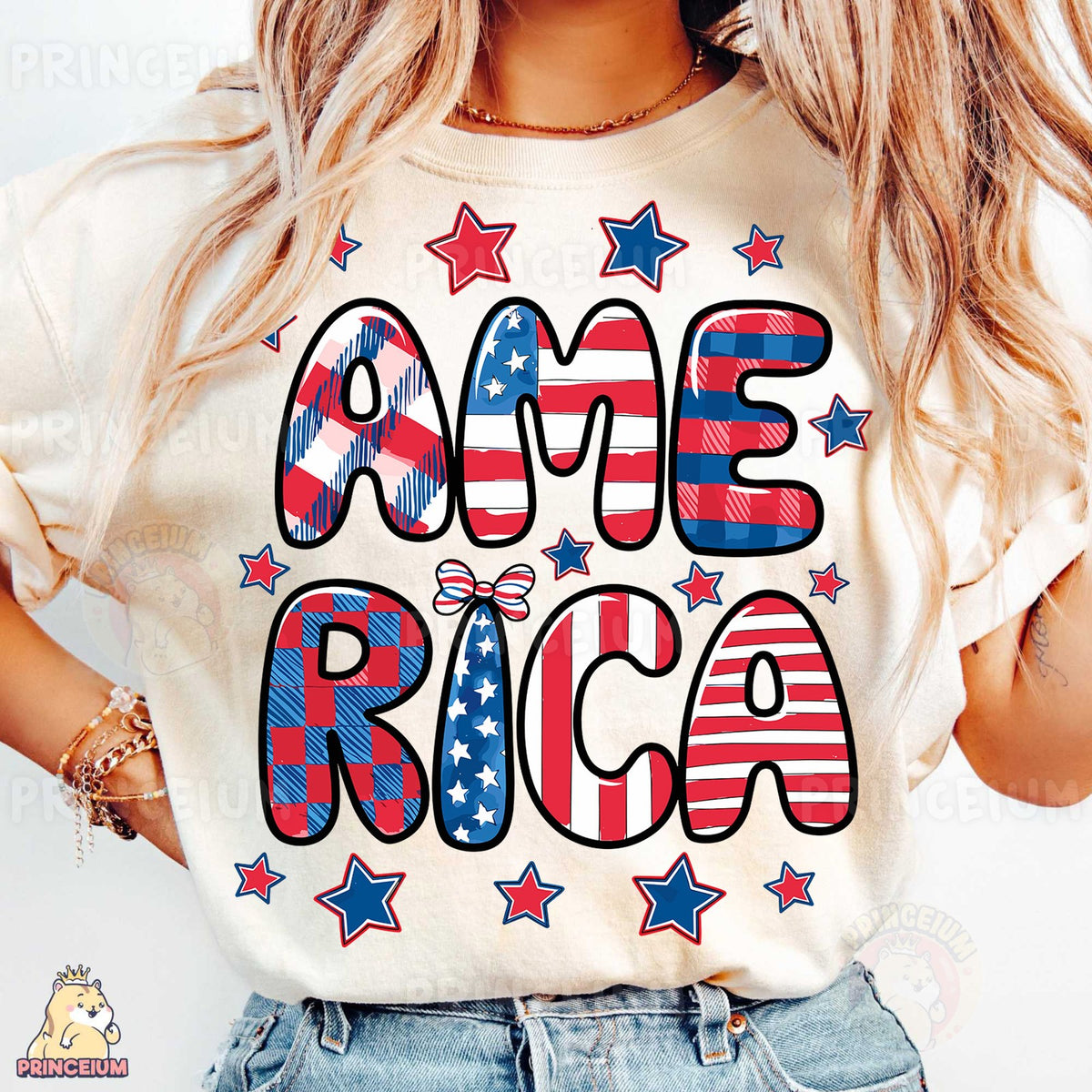 Patriotic America Stars