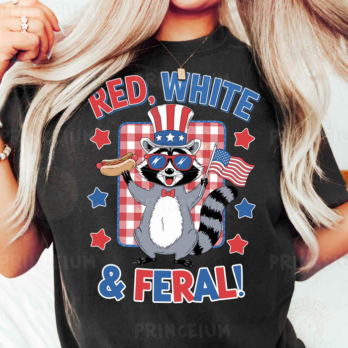 Red, White & Feral Raccoon