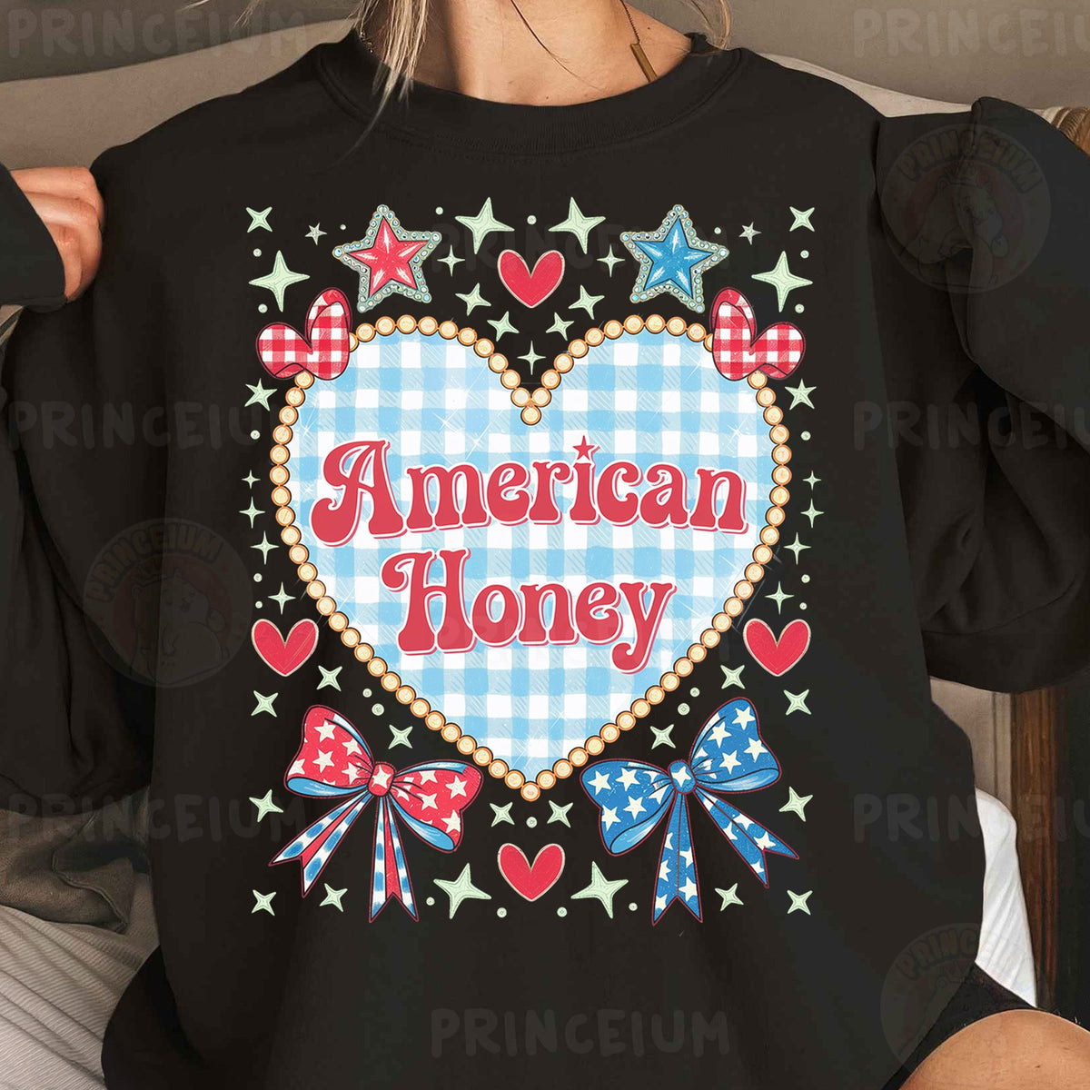 American Honey Patriotic Heart