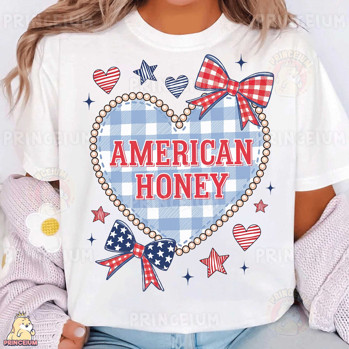 American Honey Patriotic Heart