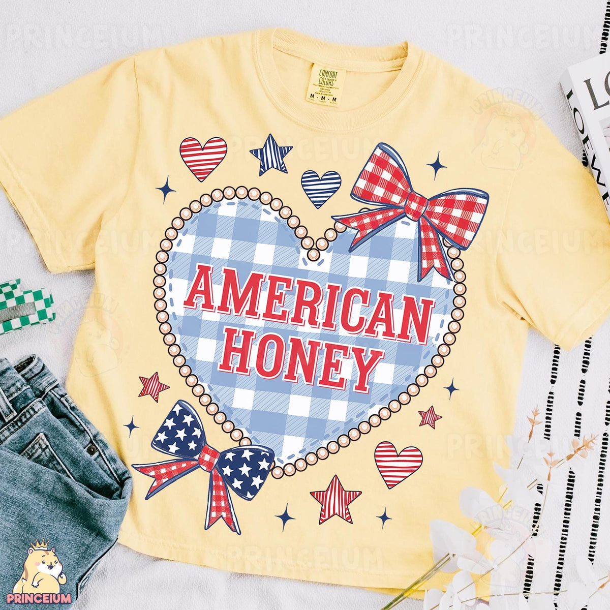 American Honey Patriotic Heart