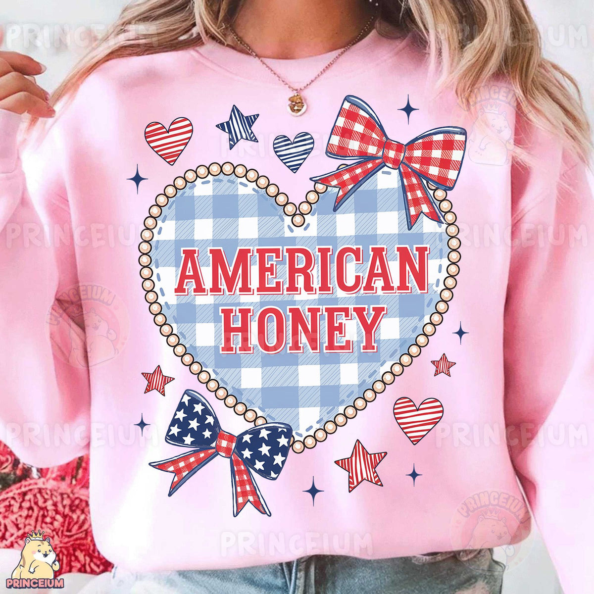 American Honey Patriotic Heart