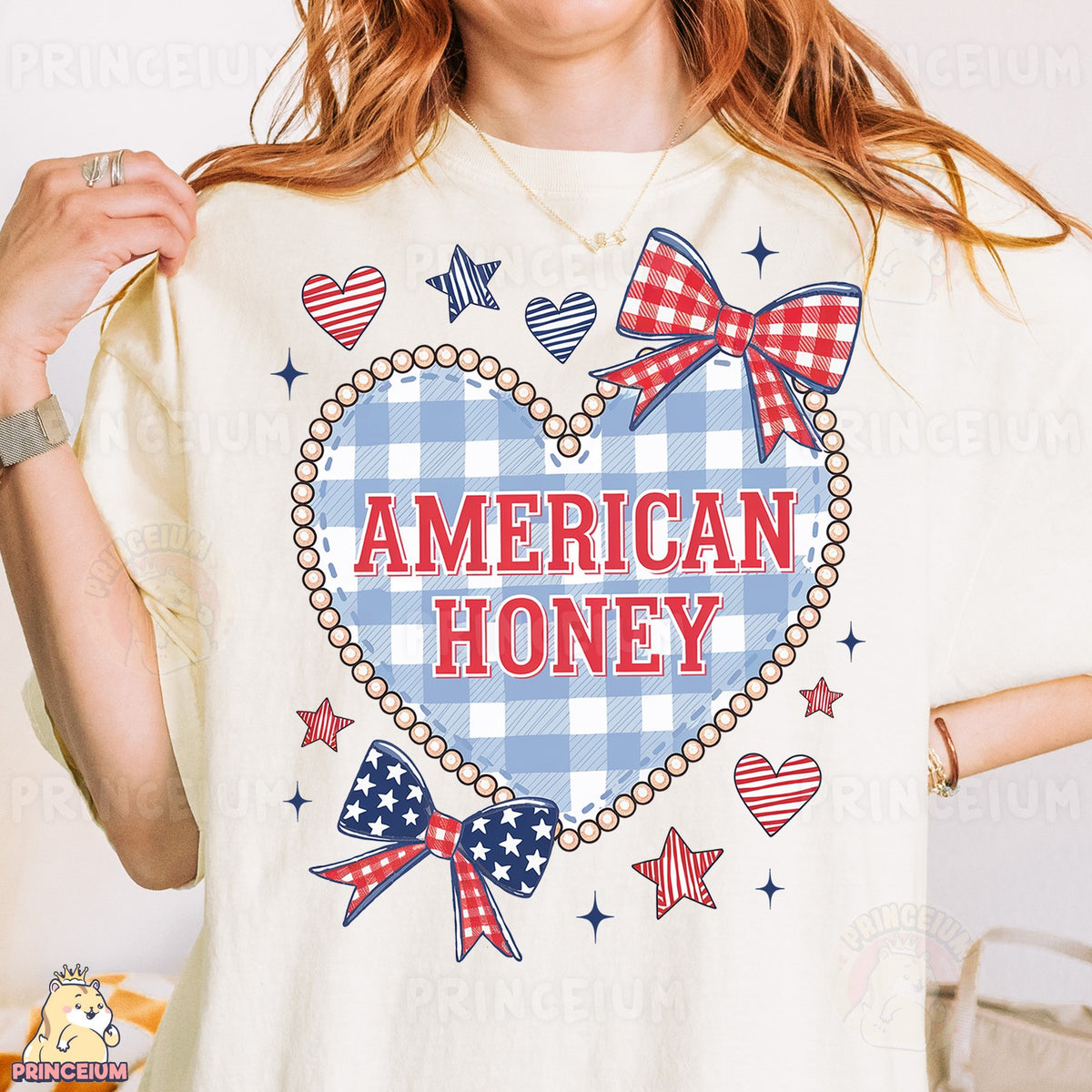 American Honey Patriotic Heart