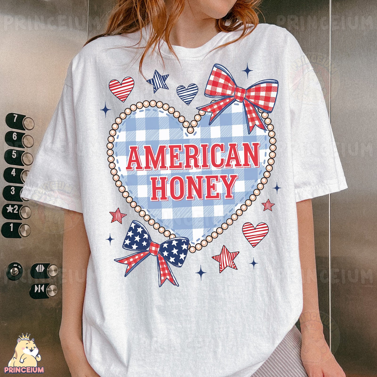 American Honey Patriotic Heart