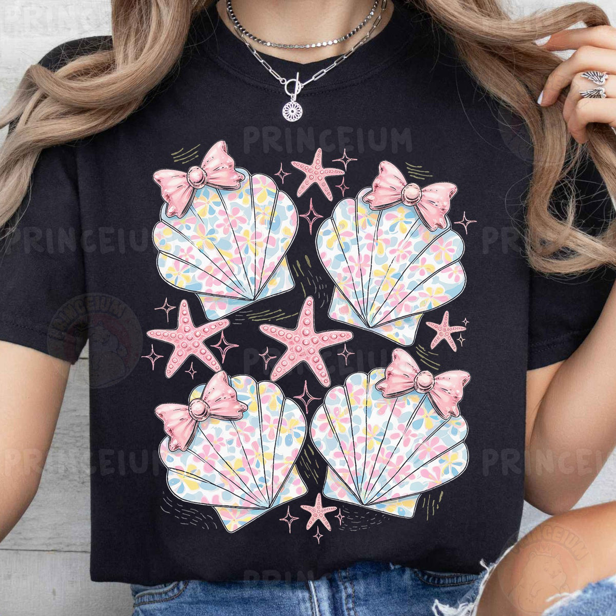 Coquette Seashell Bows