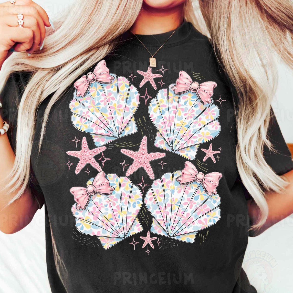 Coquette Seashell Bows