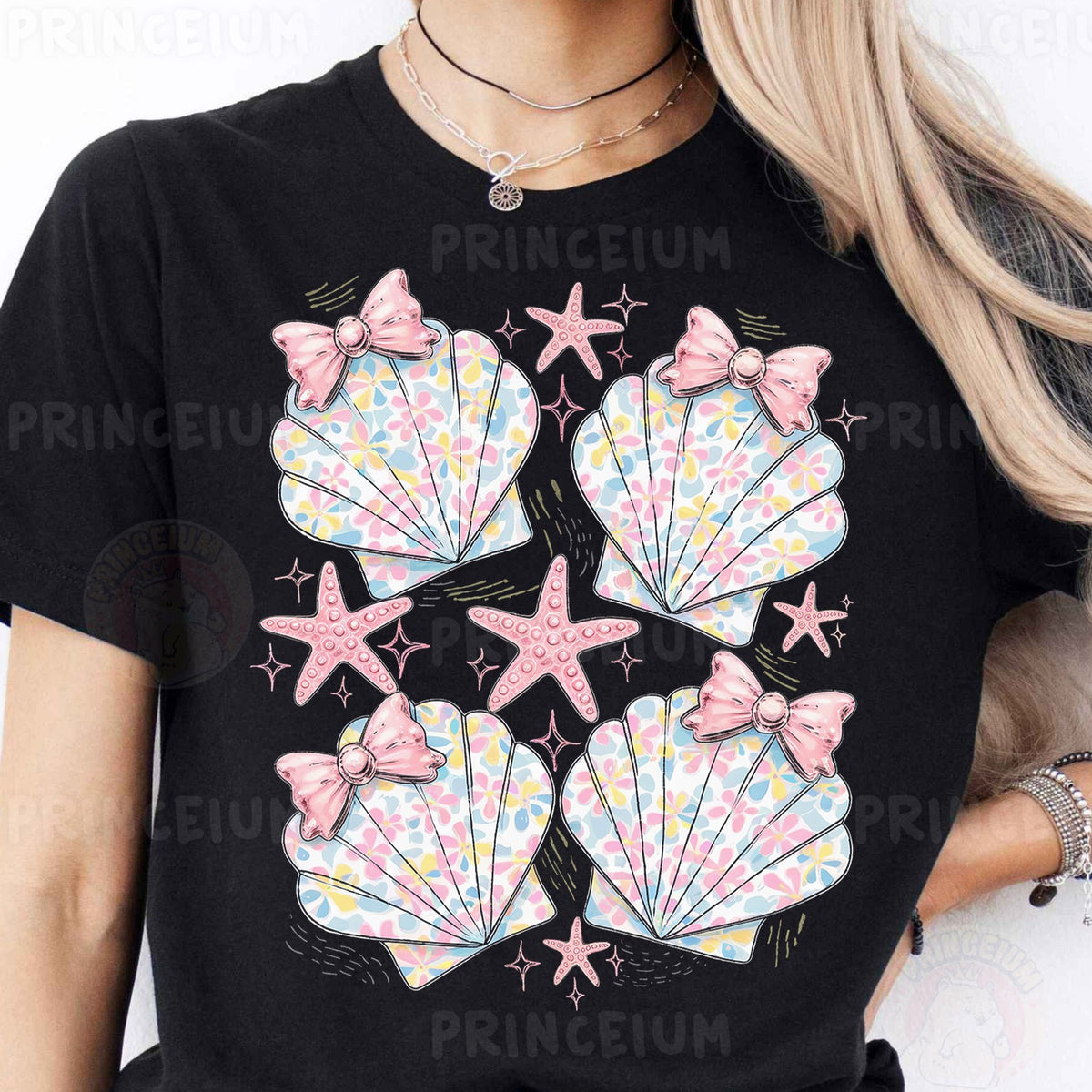 Coquette Seashell Bows