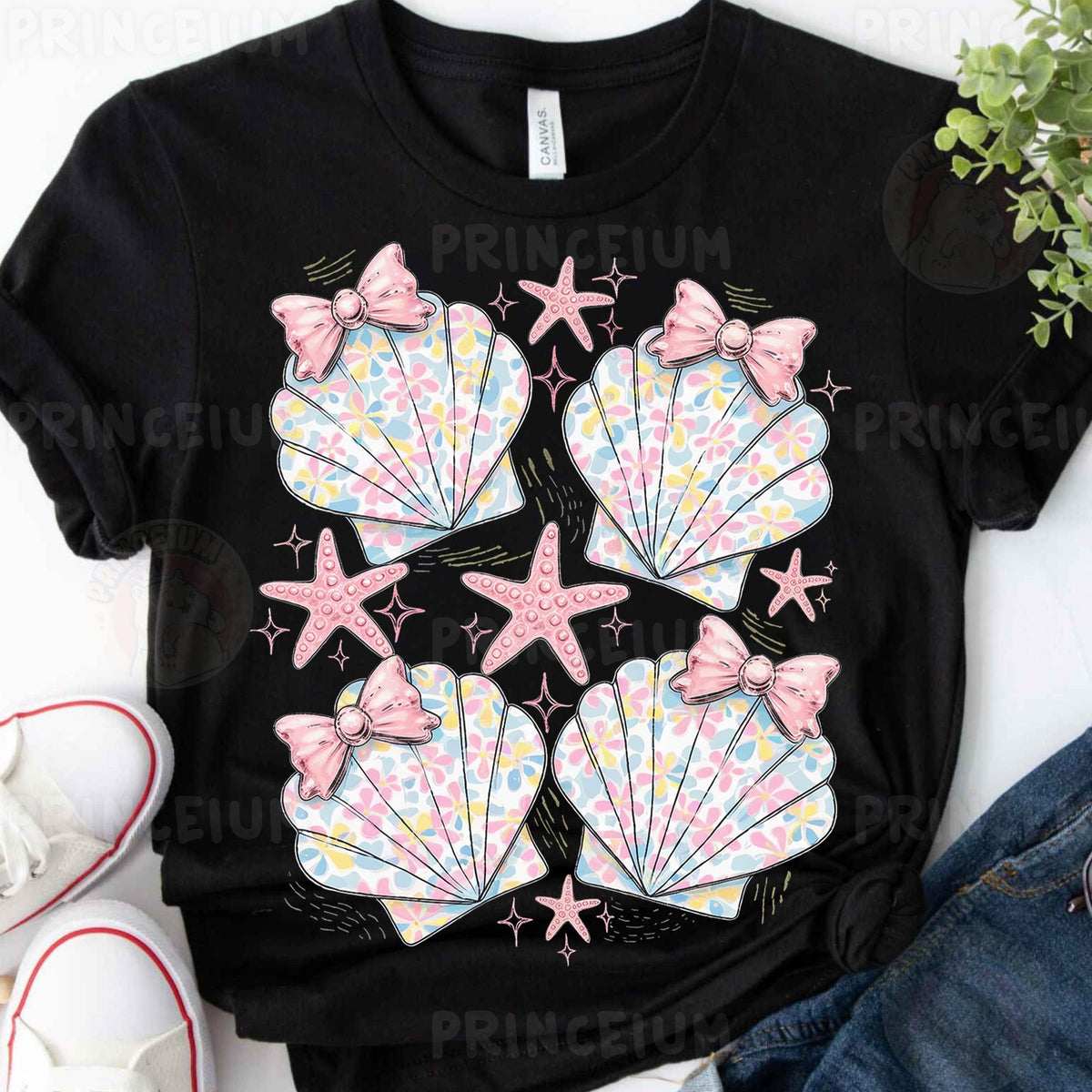 Coquette Seashell Bows