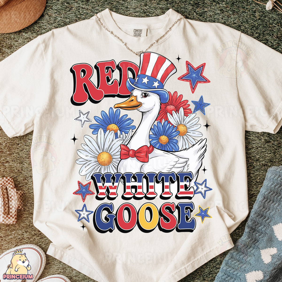 Red White Goose