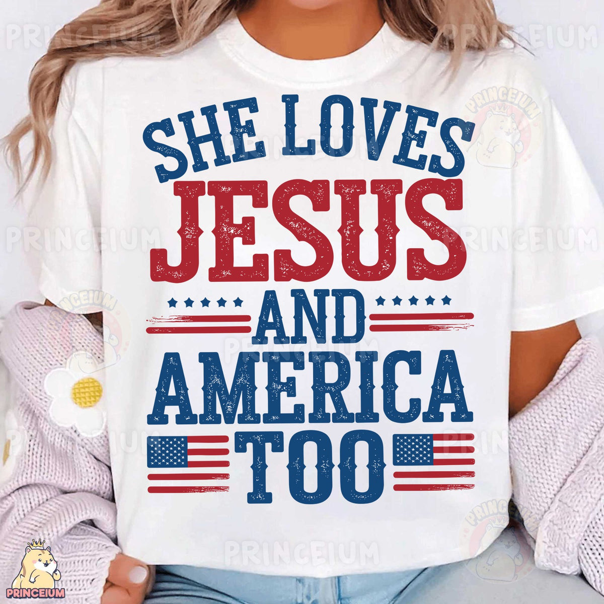 She Loves Jesus and America Too