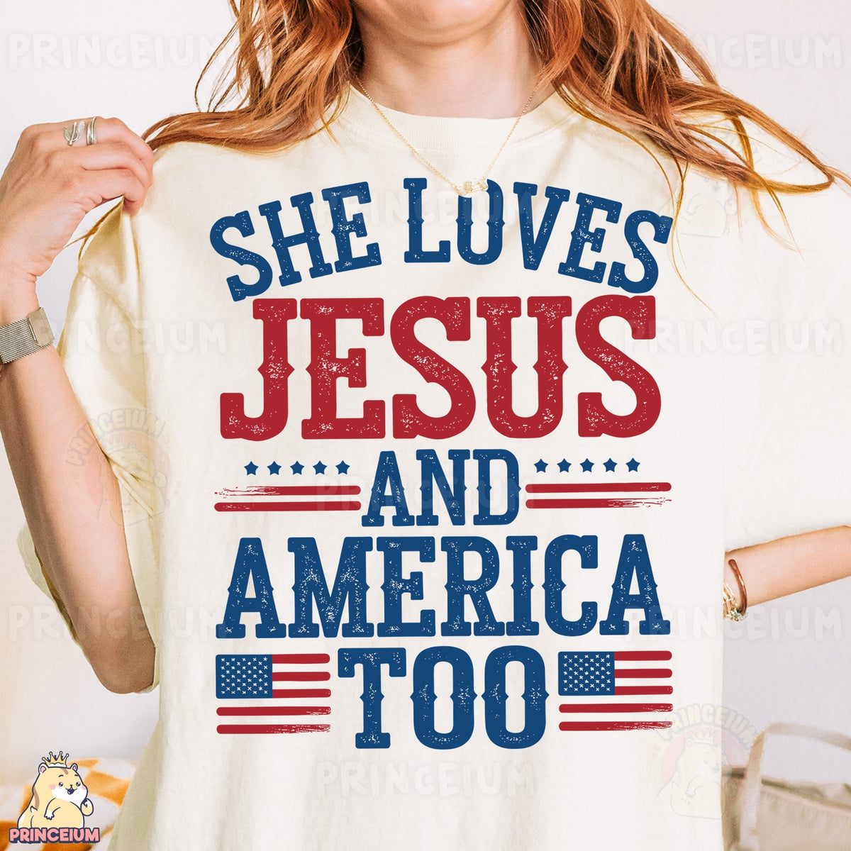 She Loves Jesus and America Too