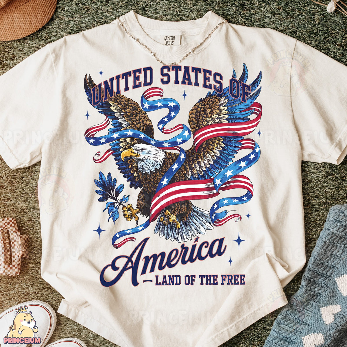 Land of the Free Patriotic Eagle
