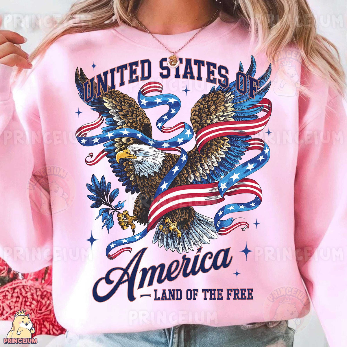 Land of the Free Patriotic Eagle