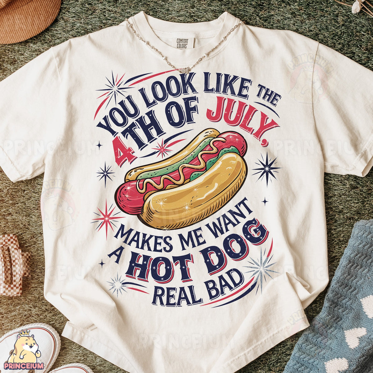 4th of July Hot Dog Saying