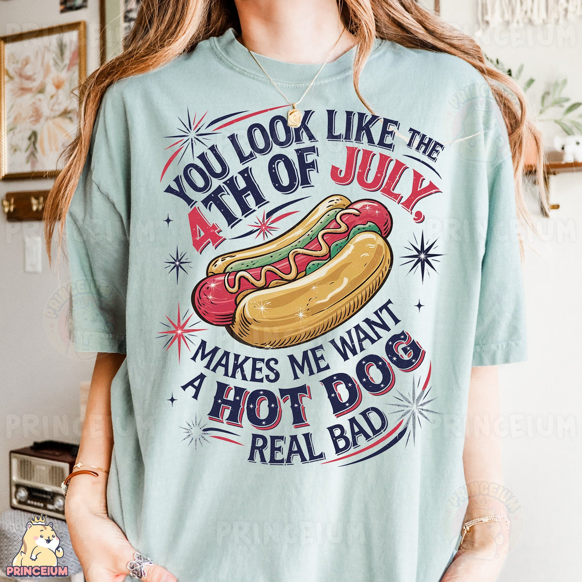 4th of July Hot Dog Saying