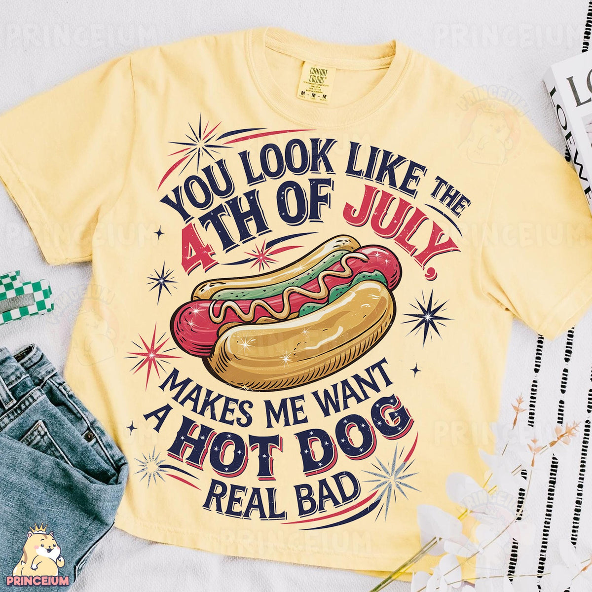 4th of July Hot Dog Saying