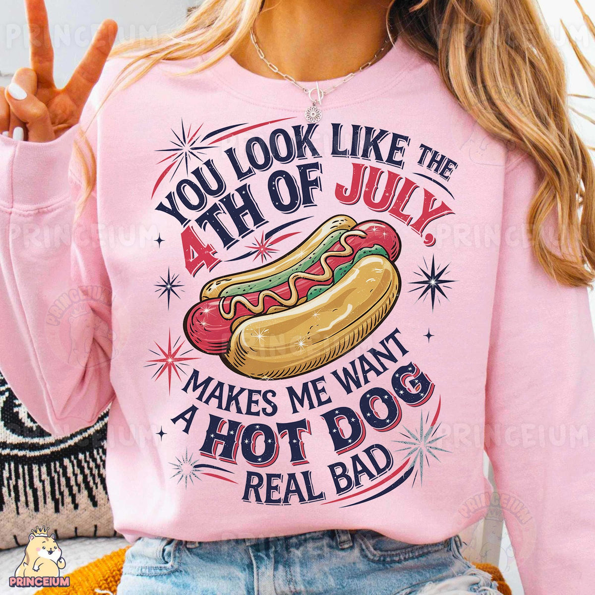 4th of July Hot Dog Saying