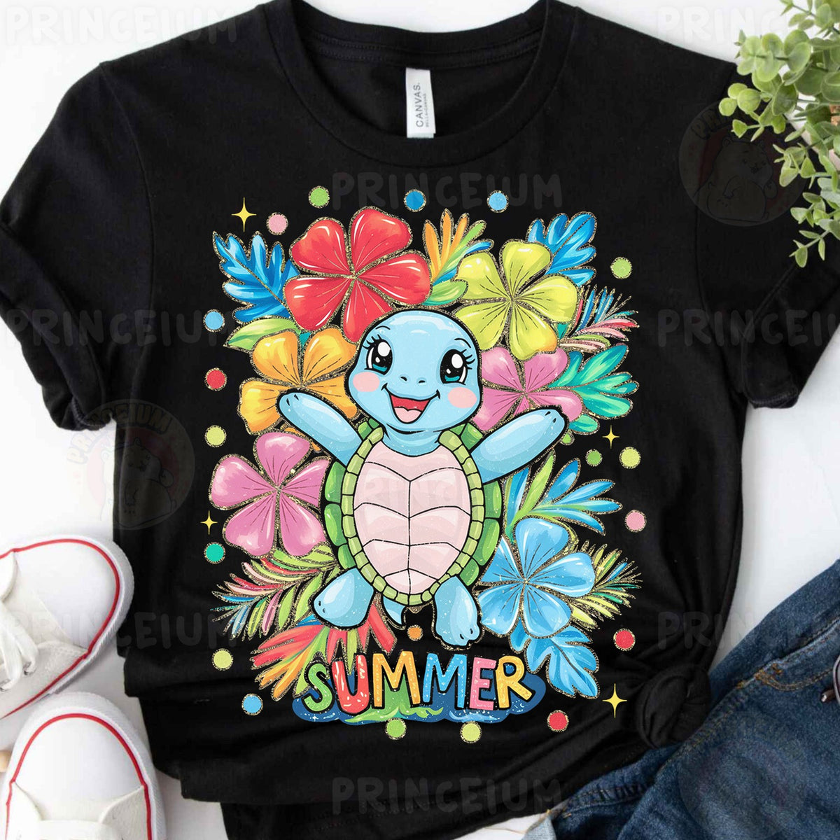Tropical Summer Turtle