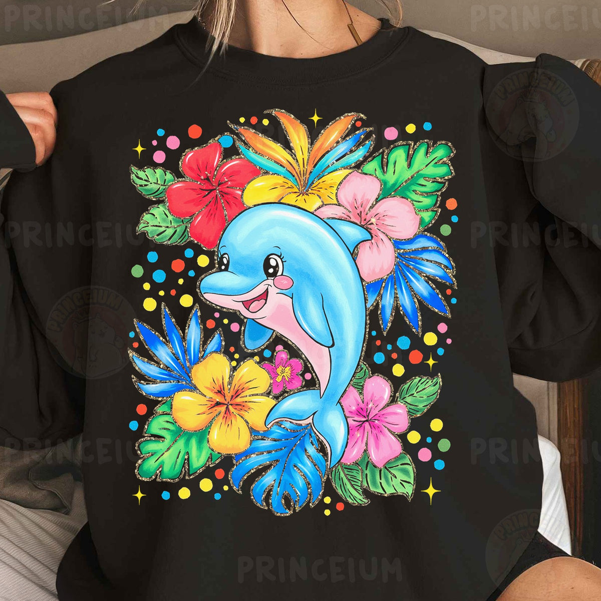 Tropical Dolphin Flowers