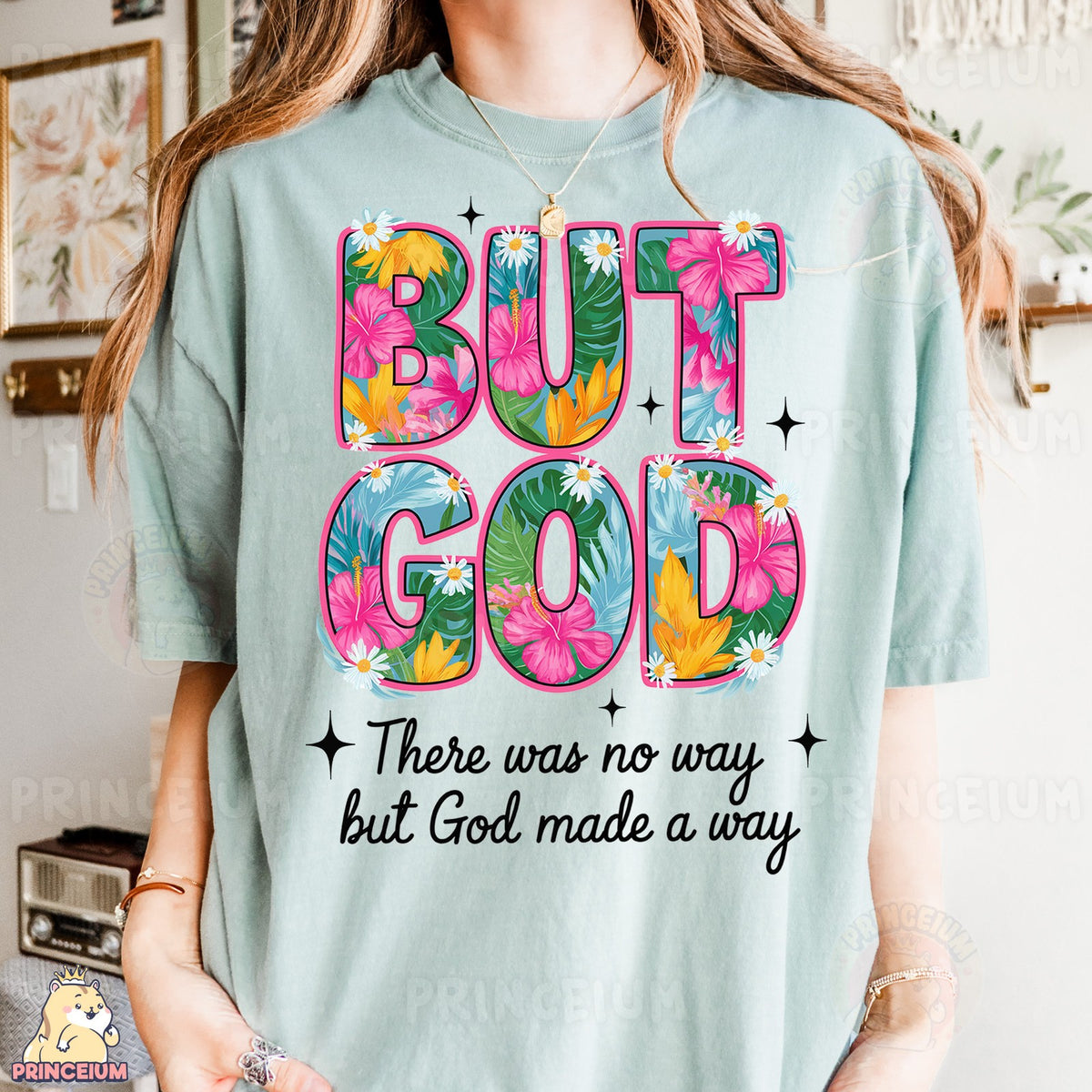 But God Tropical Floral