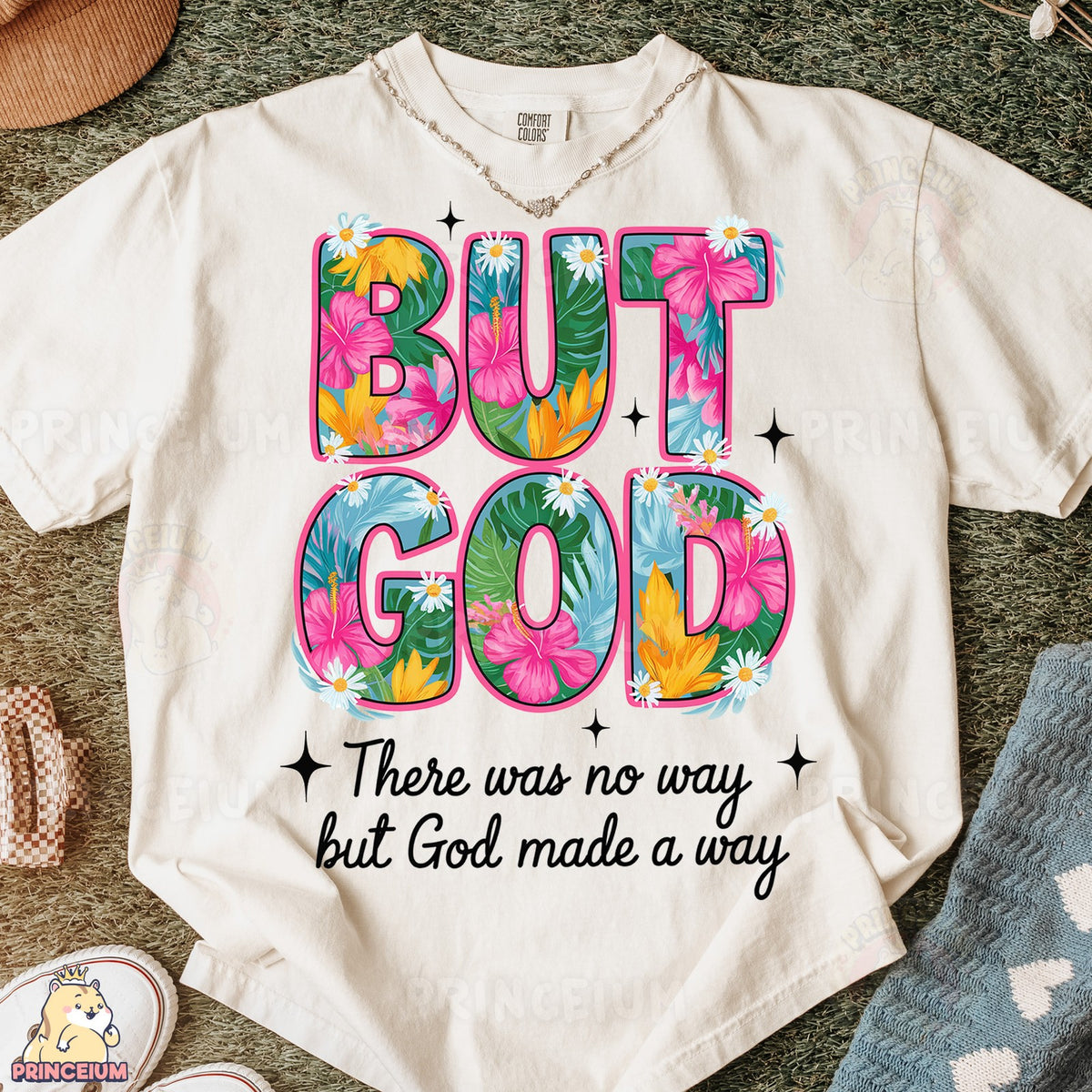 But God Tropical Floral