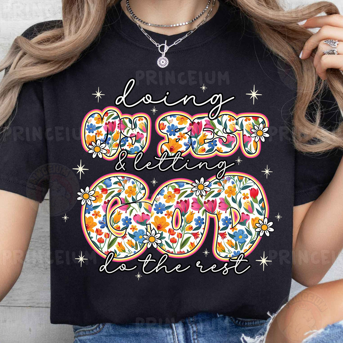 Let God Do the Rest Floral