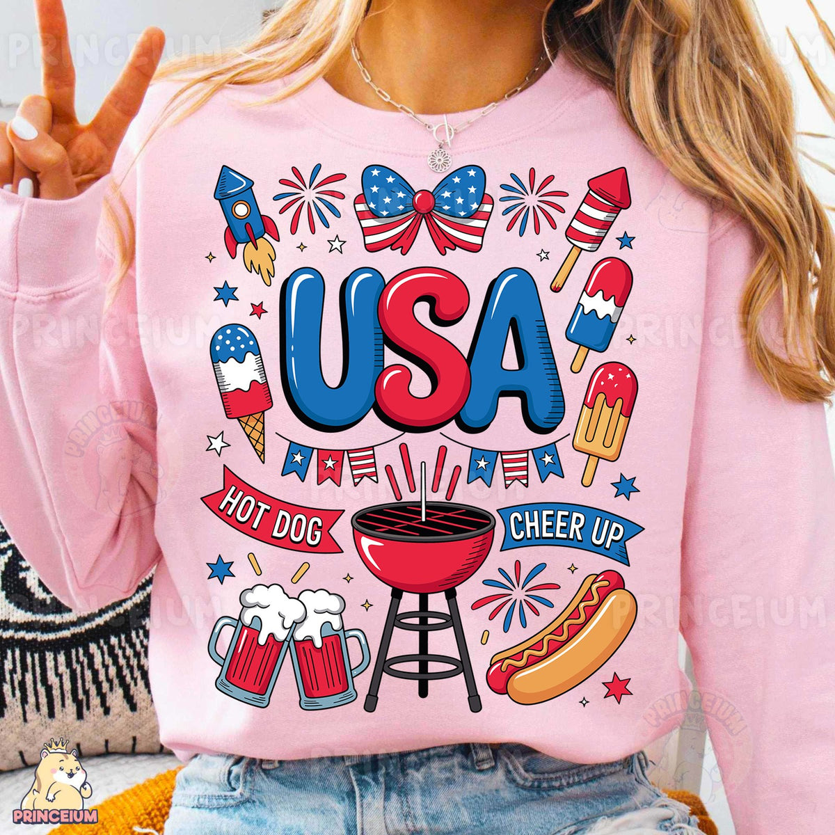 USA Fourth of July Cookout