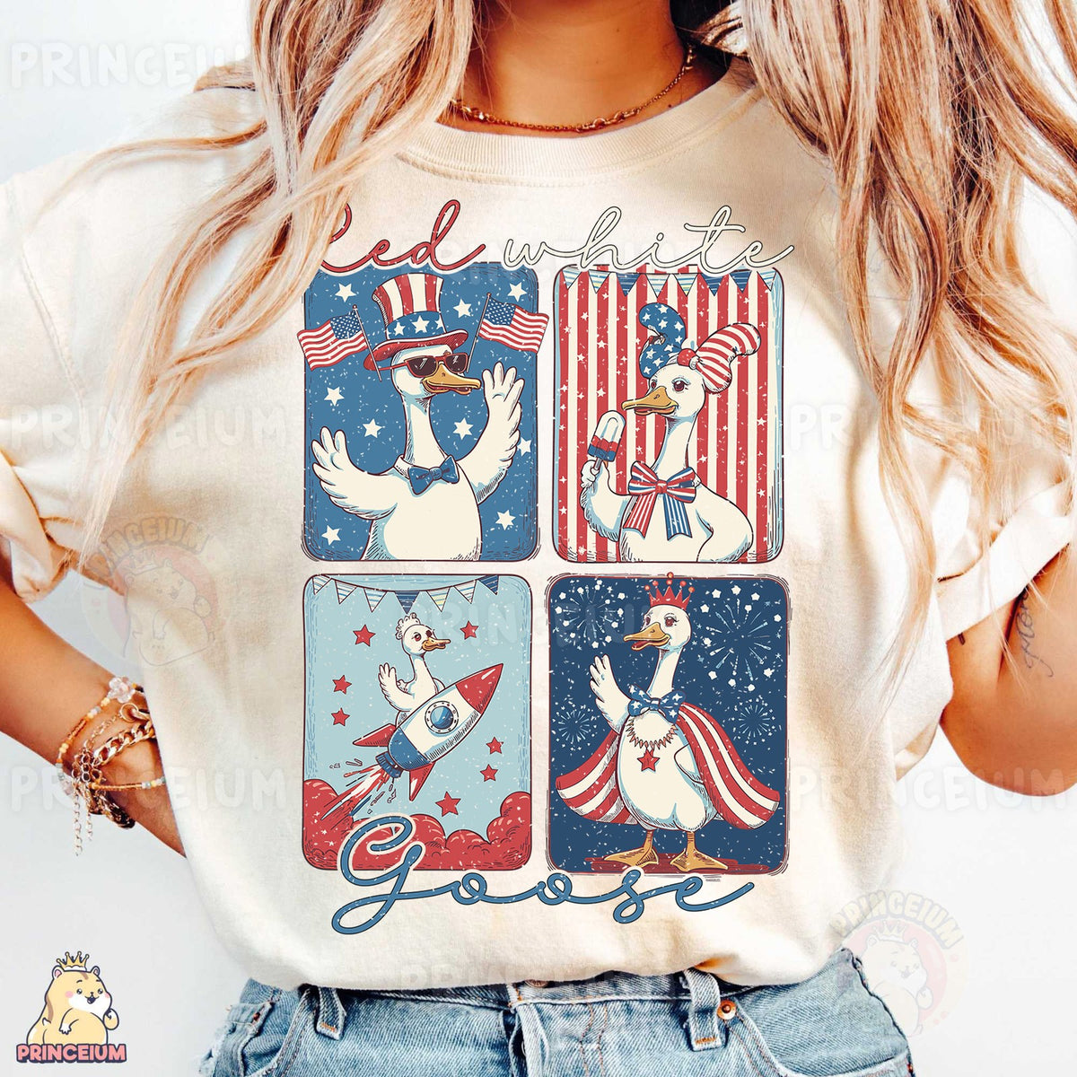 Red White Goose
