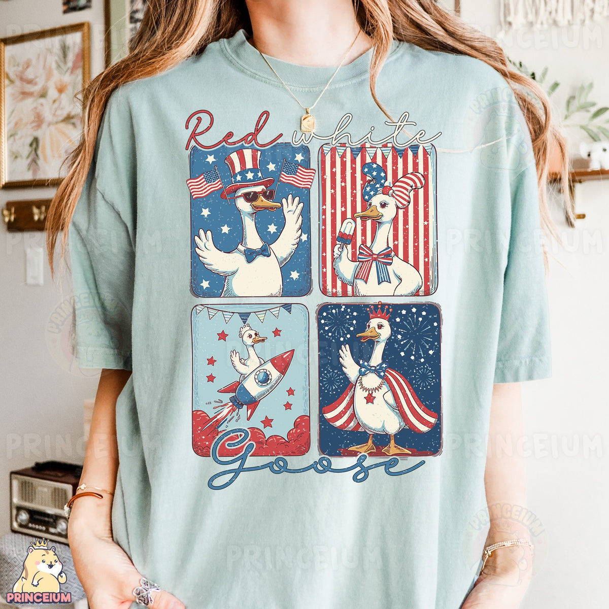 Red White Goose
