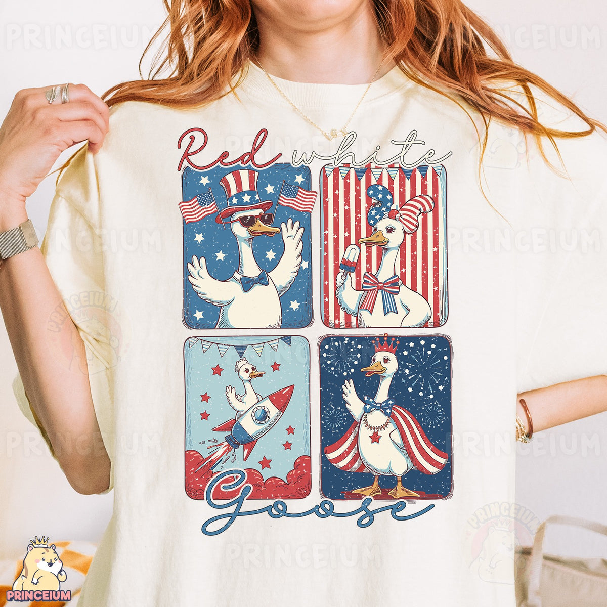 Red White Goose
