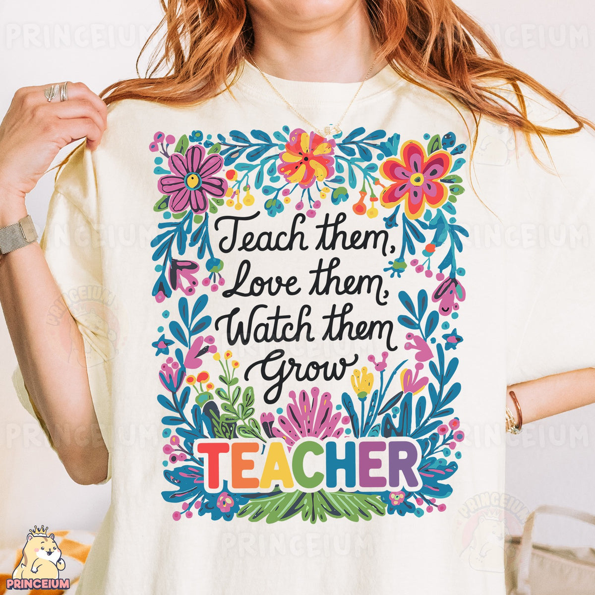 Watch Them Grow Floral Teacher