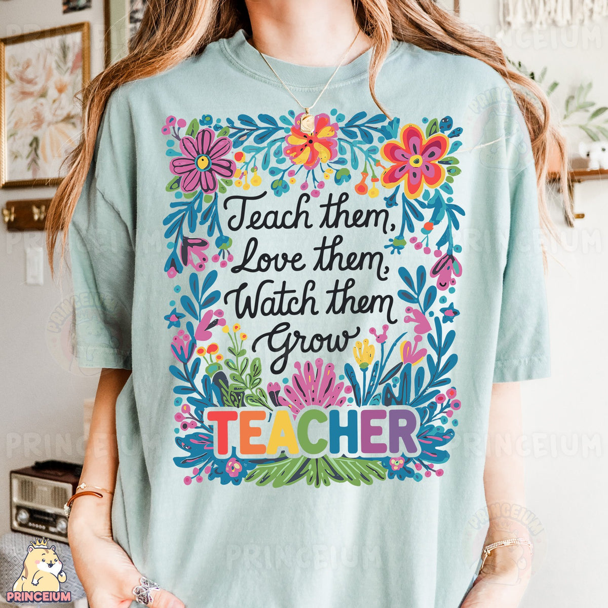 Watch Them Grow Floral Teacher
