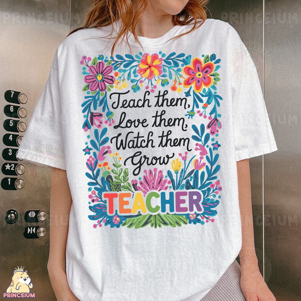 Watch Them Grow Floral Teacher