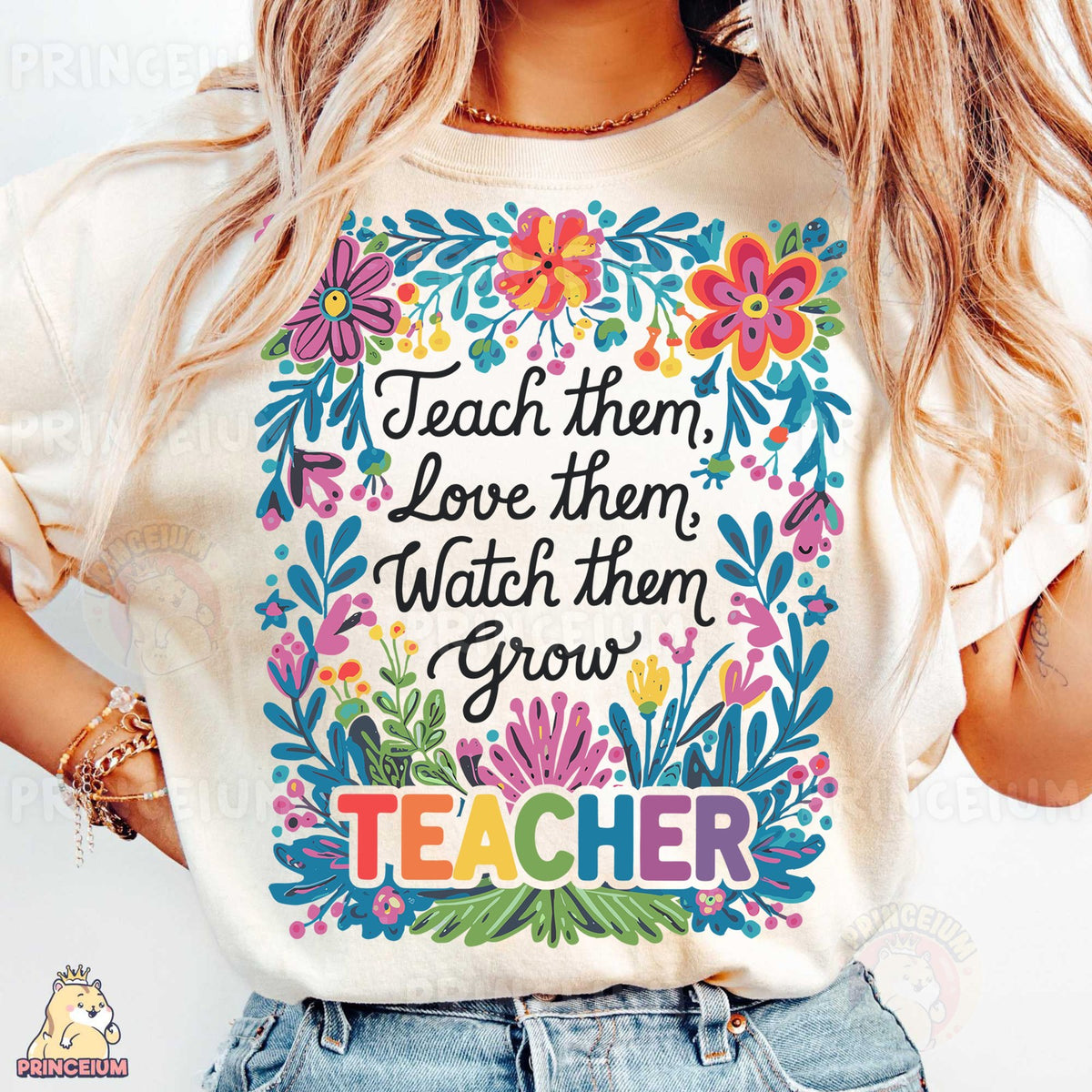 Watch Them Grow Floral Teacher