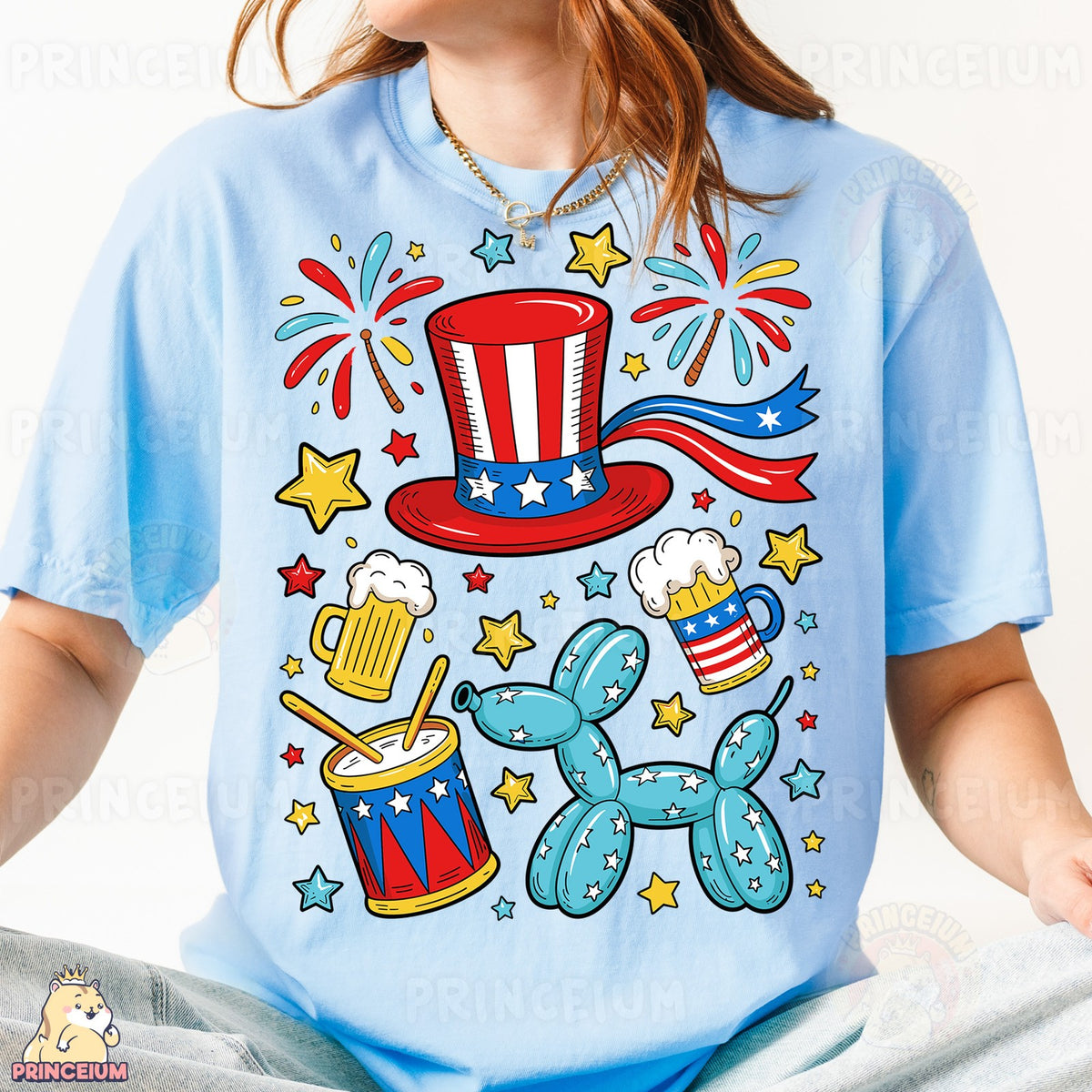 4th of July Balloon Dog