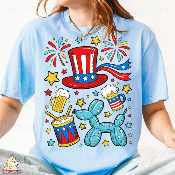 4th of July Balloon Dog