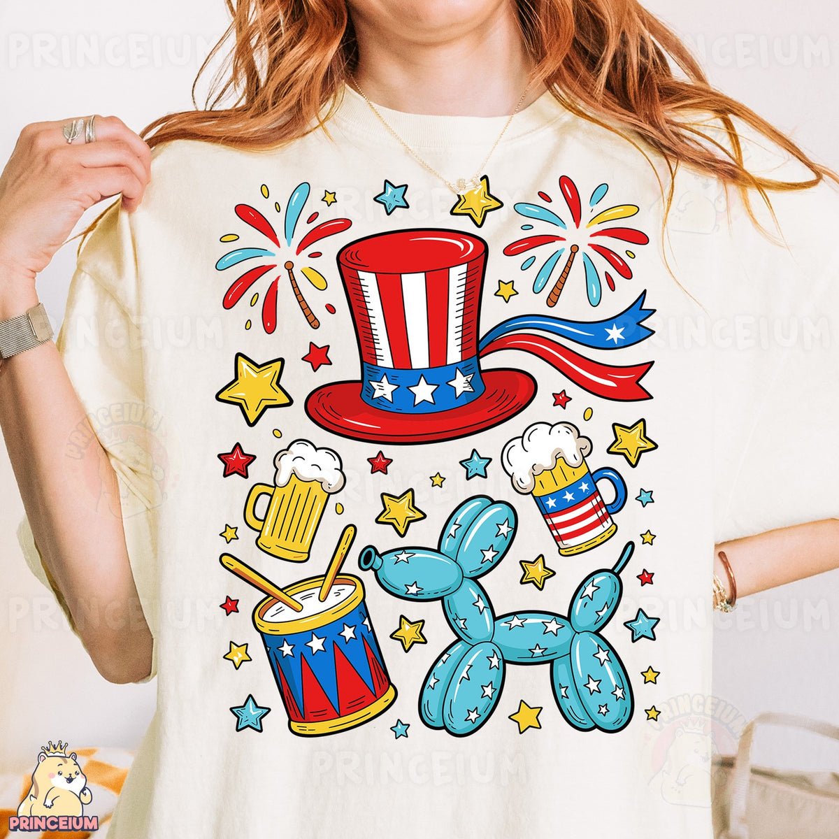 4th of July Balloon Dog