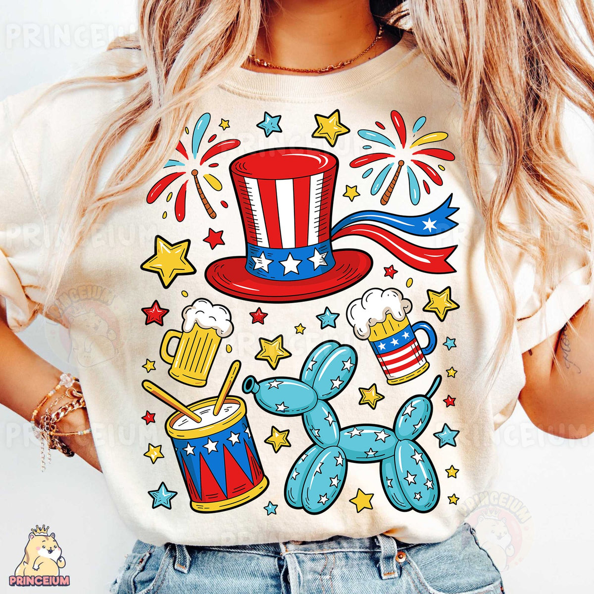 4th of July Balloon Dog