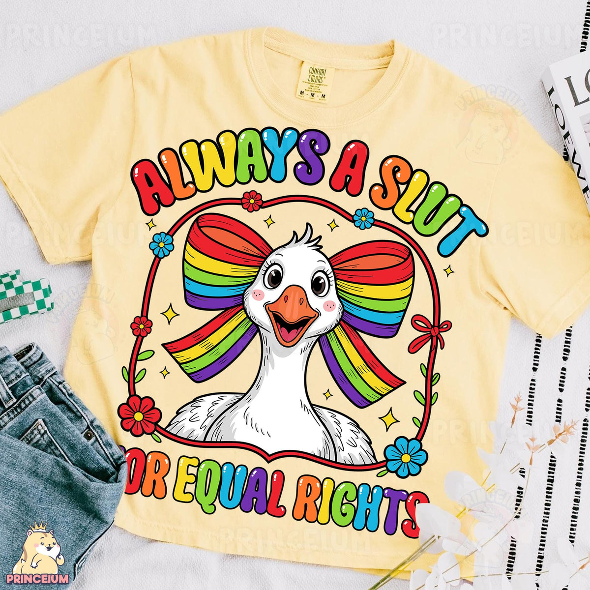 Rainbow Bow Goose Equal Rights