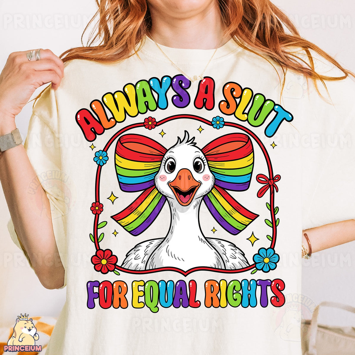Rainbow Bow Goose Equal Rights