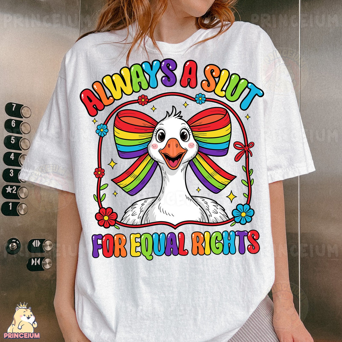 Rainbow Bow Goose Equal Rights