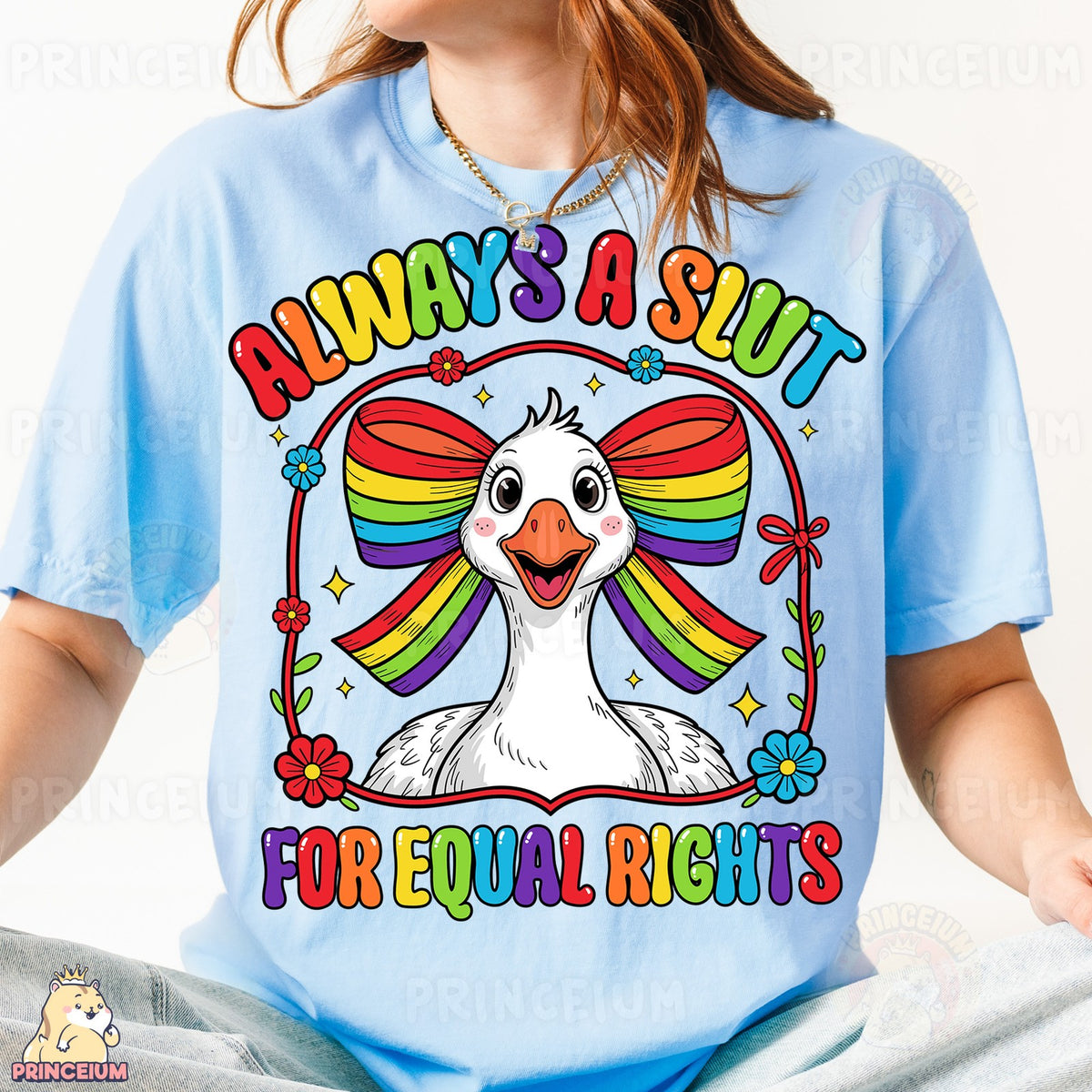 Rainbow Bow Goose Equal Rights
