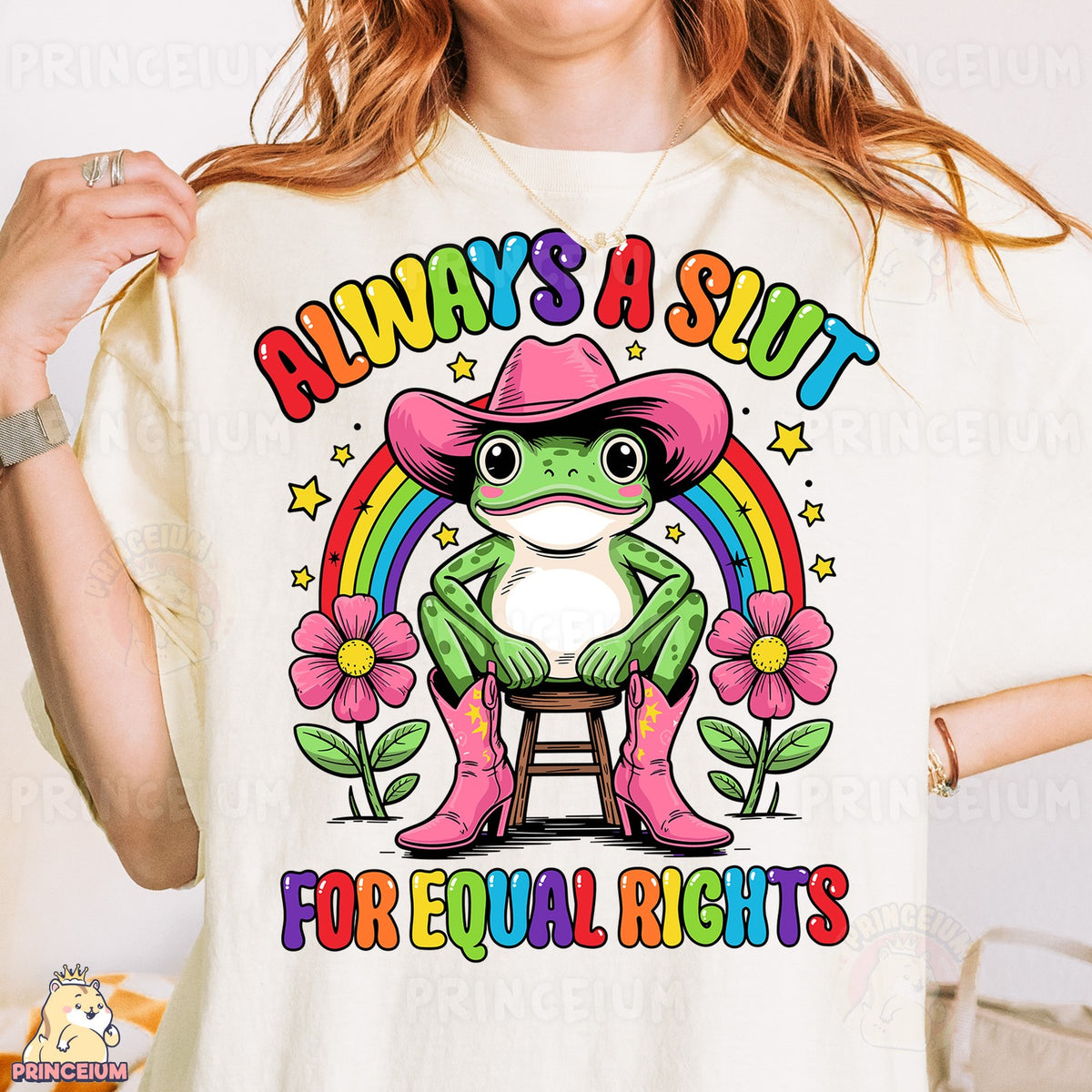 Cowboy Frog Rainbow Equal Rights