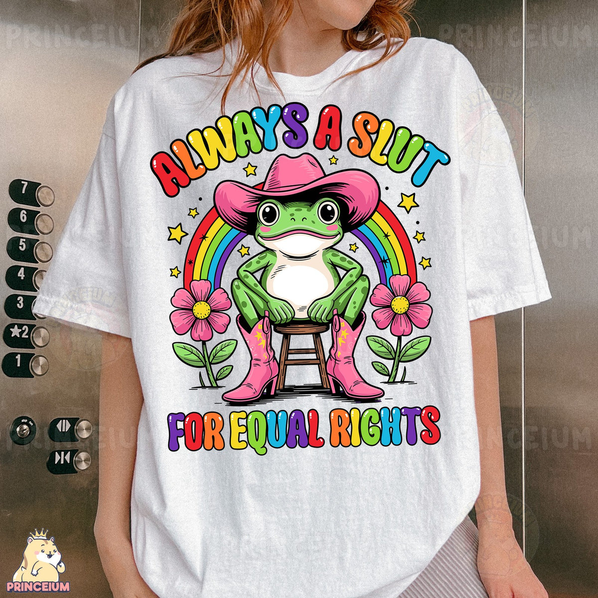 Cowboy Frog Rainbow Equal Rights
