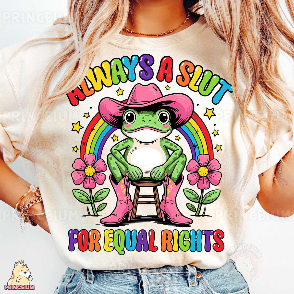 Cowboy Frog Rainbow Equal Rights