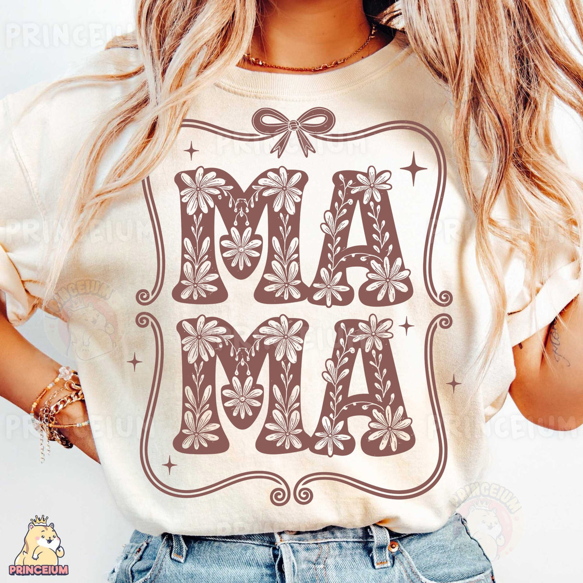 Floral Mama Bow
